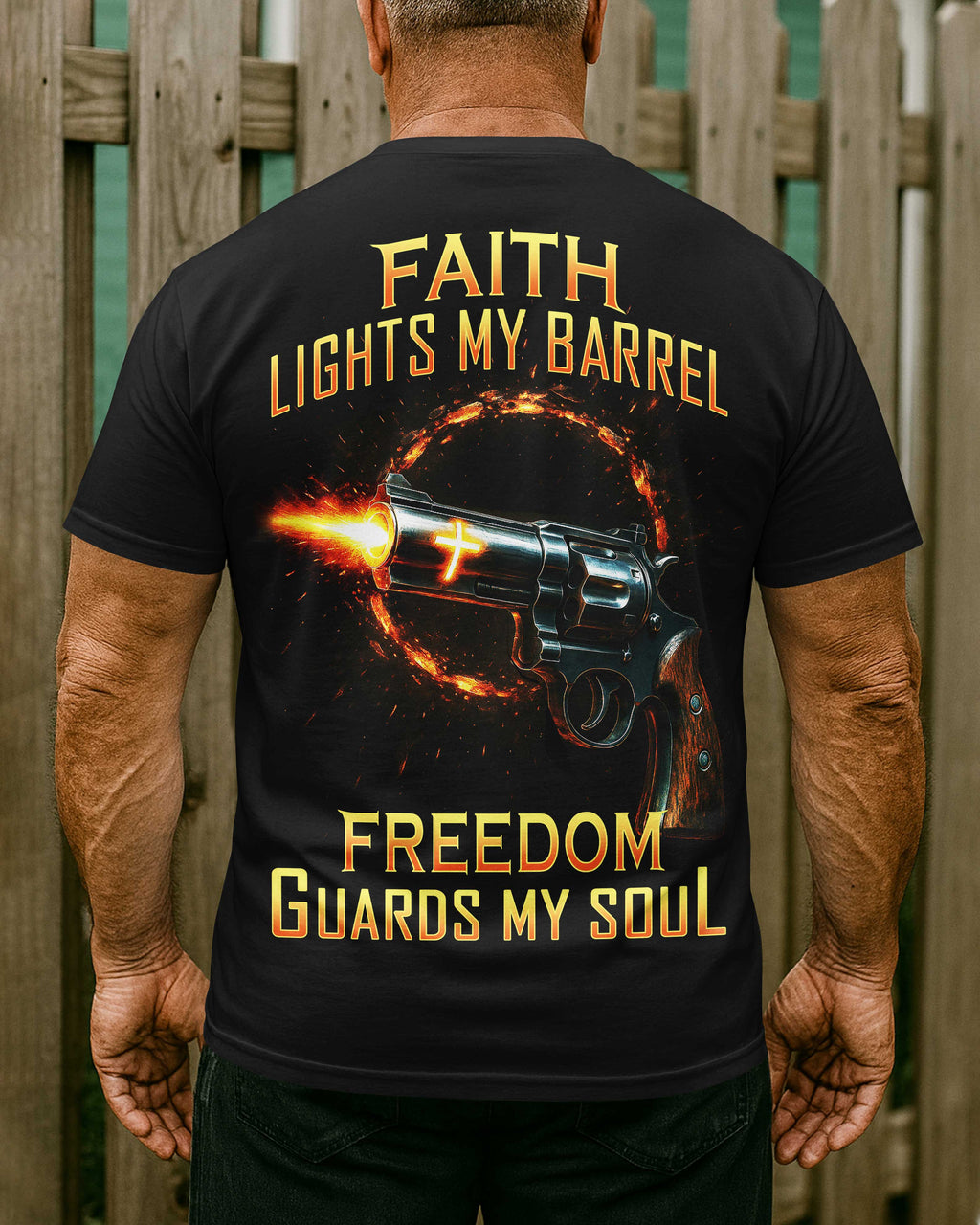 Faith Lights My Barrel T-Shirt