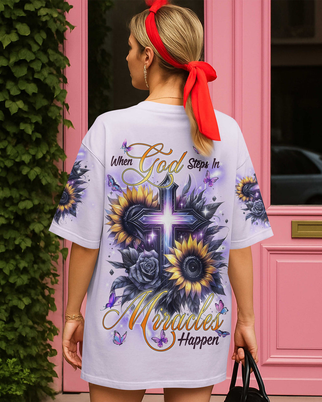 When God Steps In Miracles Happen T-Shirts