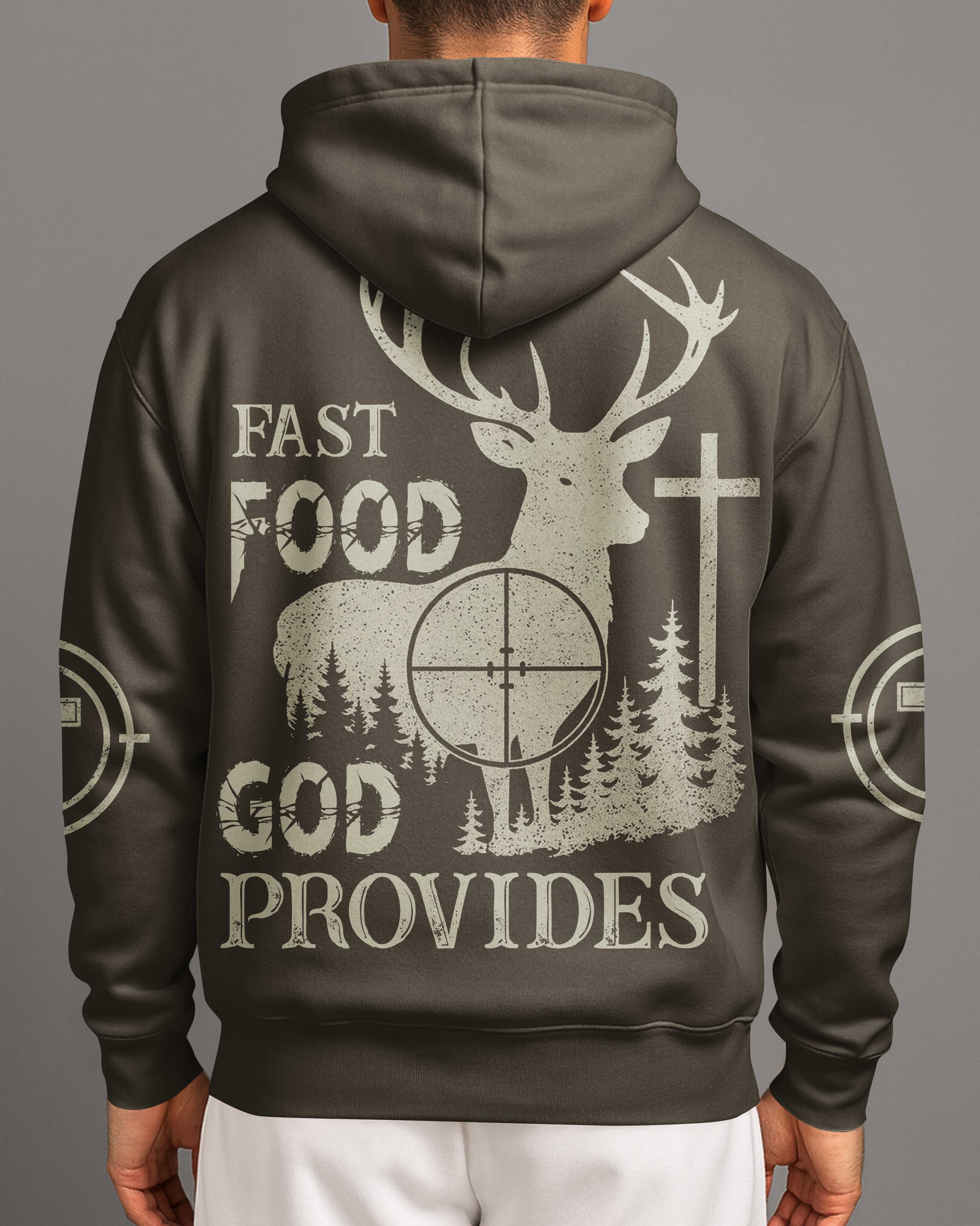 Fast Food God Provides T-Shirt