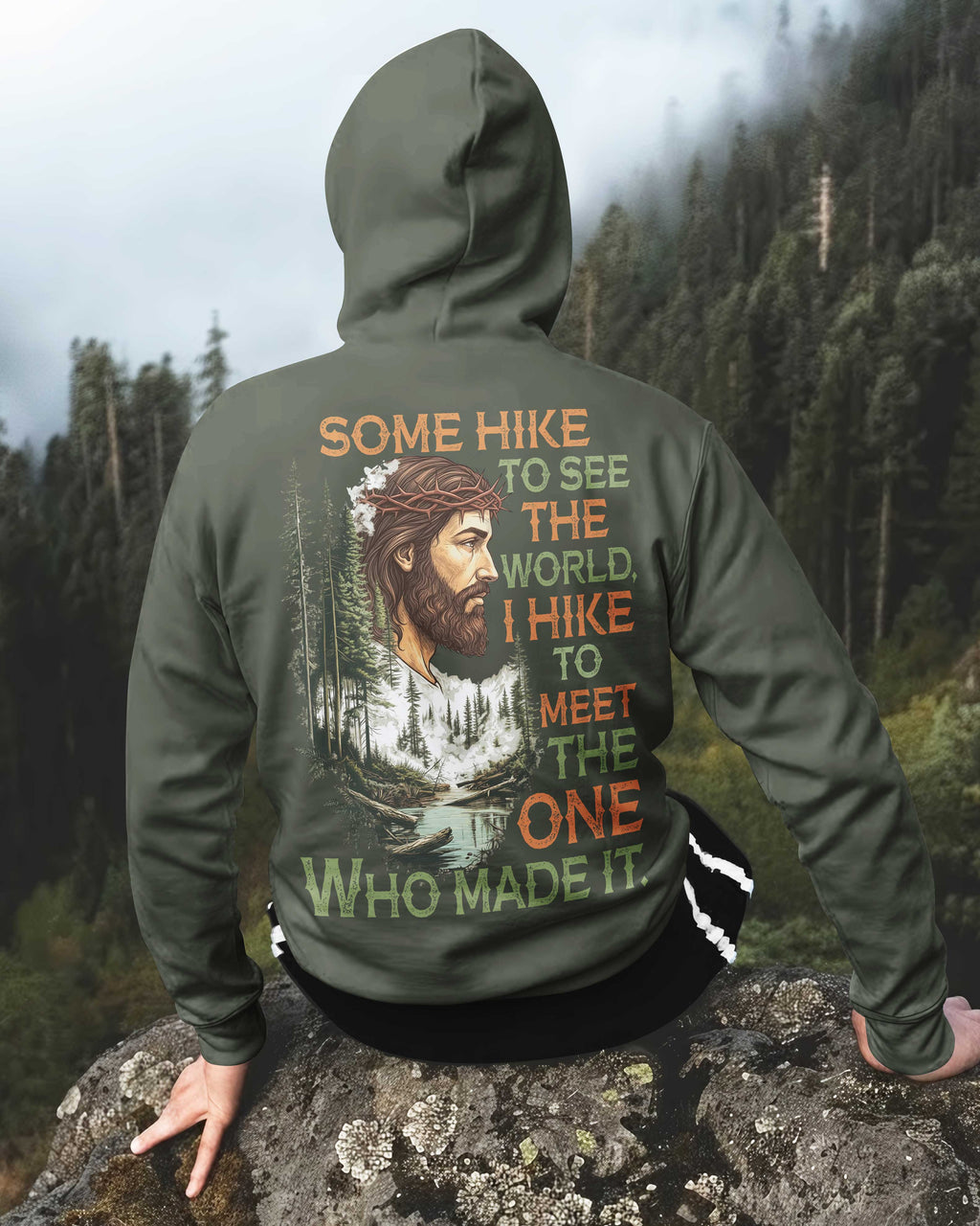 Some Hike To See The World Zip Hoodie