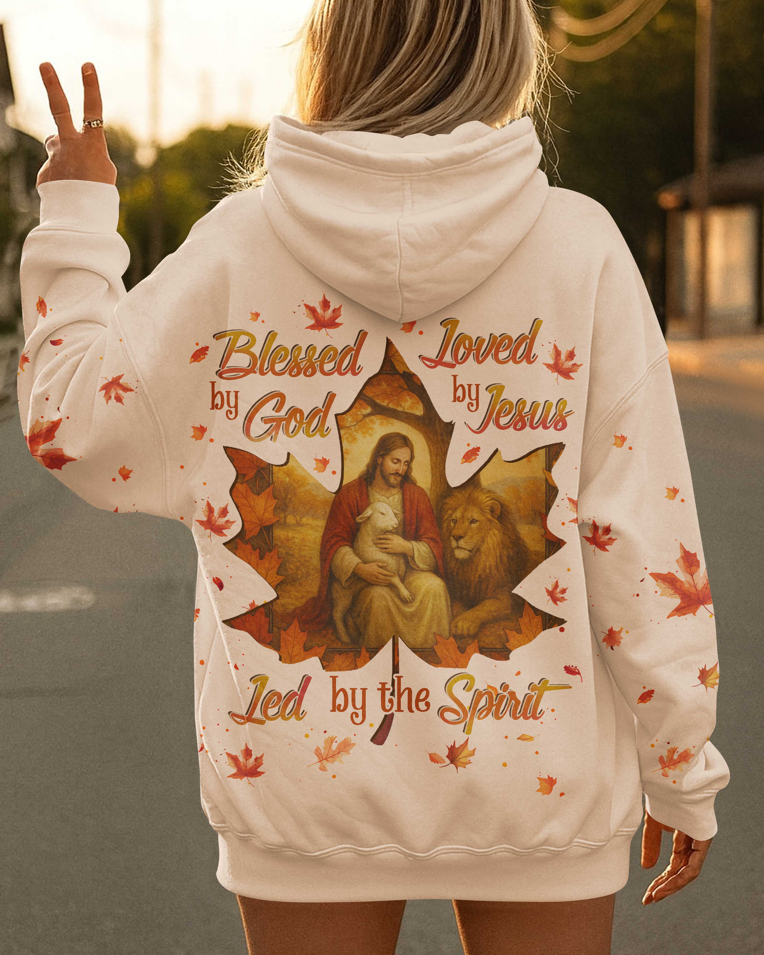 Blessed By God Loved By Jesus Led By The Spirit T-Shirts