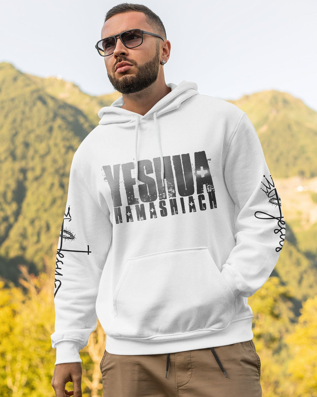 Lion Of Judah Lamb Of God All Over Print Hoodie - Christ Color