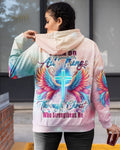 I Can Do All Things Through Christ Who Strengthens Me All Over Print Zip Hoodie - Christ Color