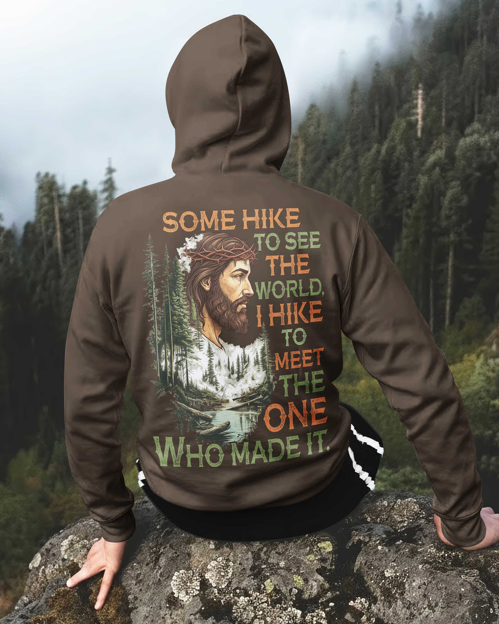 Some Hike To See The World Zip Hoodie