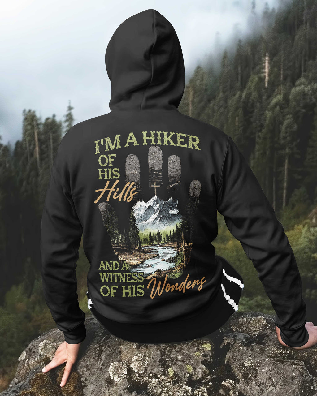 I'm A Hiker Of His Hills Zip Hoodie