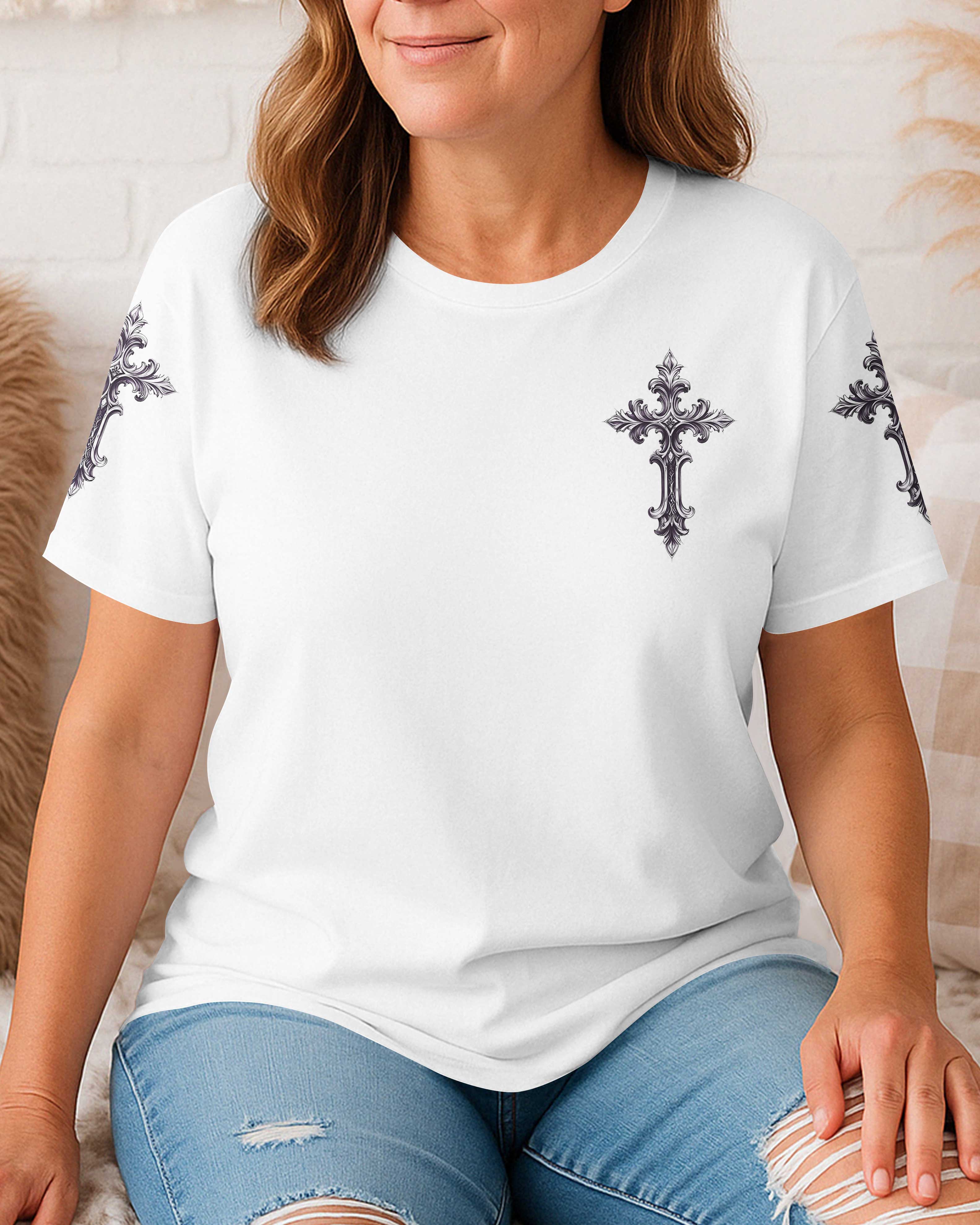 I Believe There Are Angels Among Us All Over Print T-Shirt