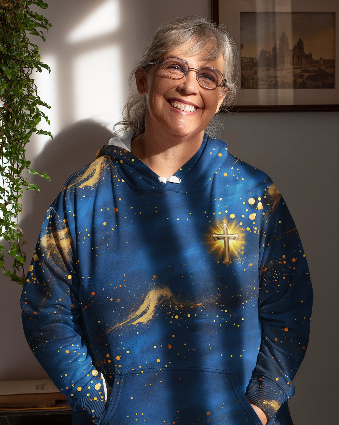 Faith Hope Love & Salvation All Over Print Hoodie - Christ Color