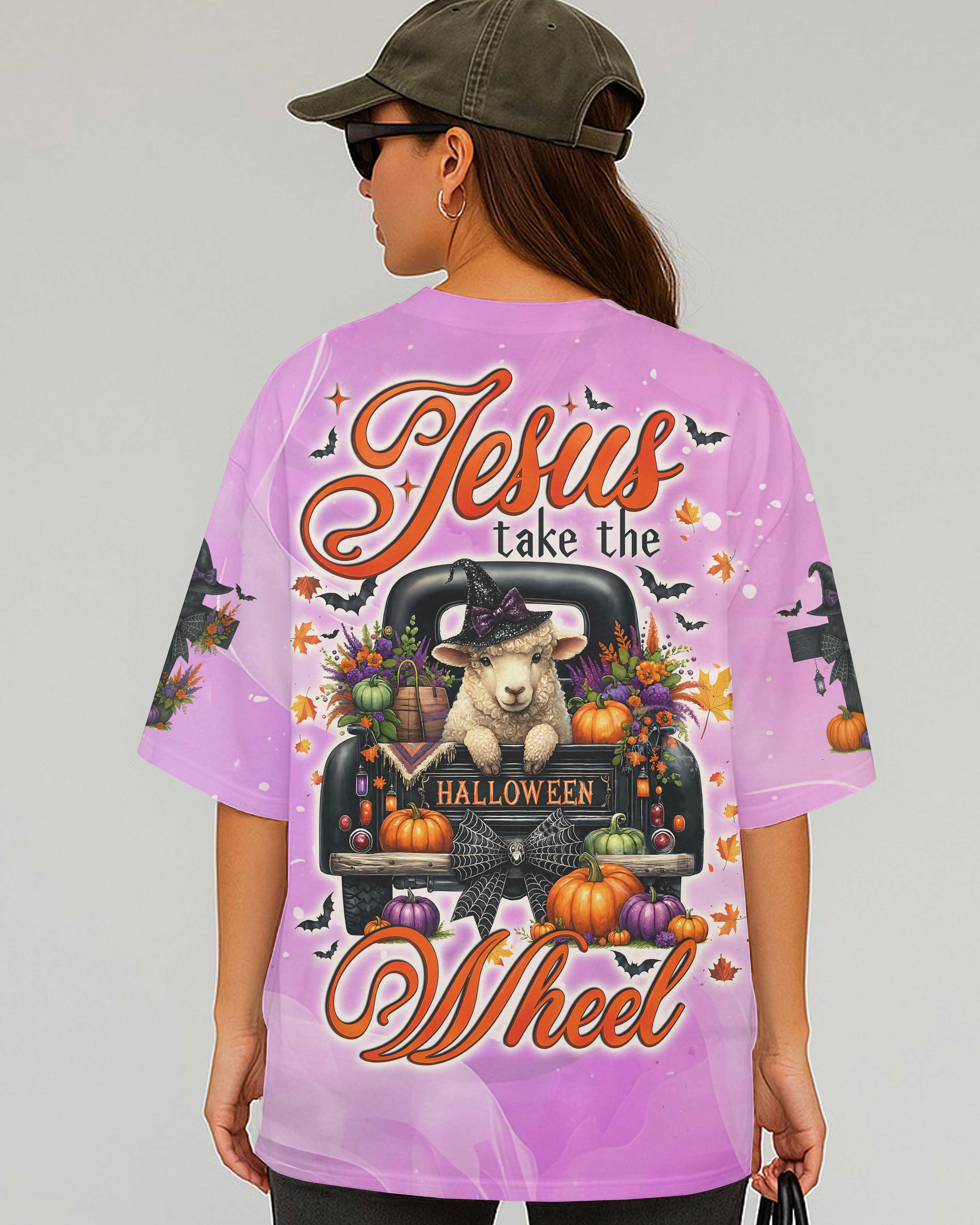 Jesus Take The Wheel All Over Print T-Shirt