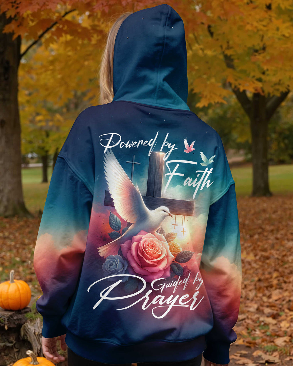 Powered By Faith Guided By Prayer T-Shirt