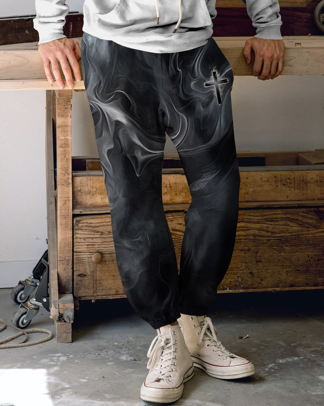 A Child Of God A Man Of Faith All Over Print Jogger Pants - Christ Color