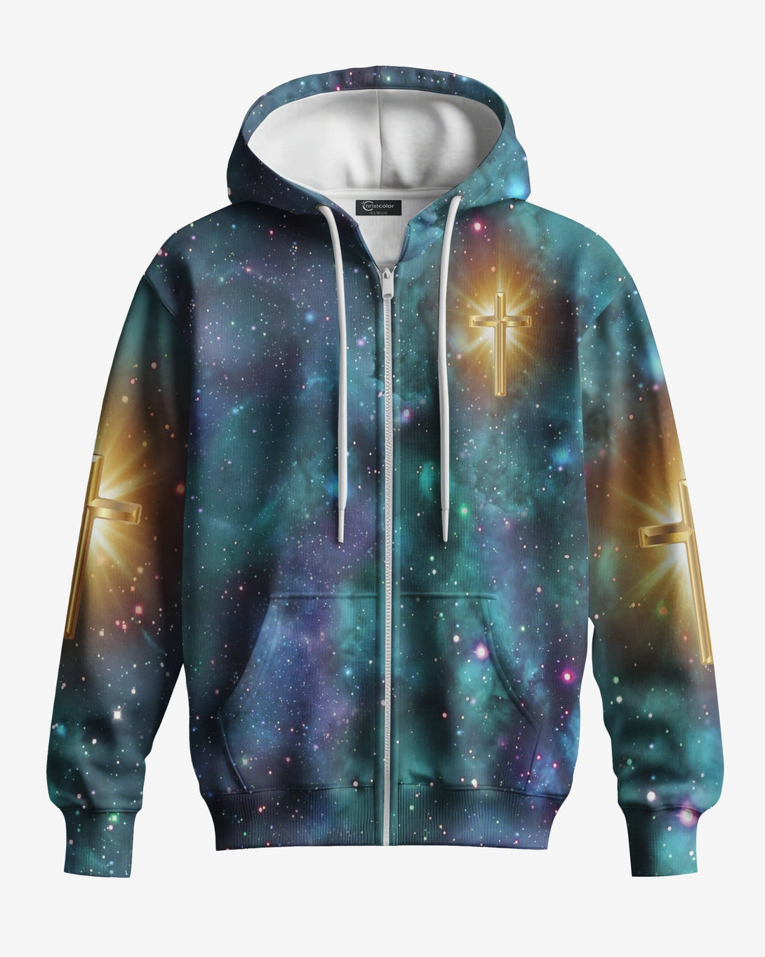 Whoever Drinks The Water I Give Them Will Never Thirst All Over Print Zip Hoodie - Christ Color