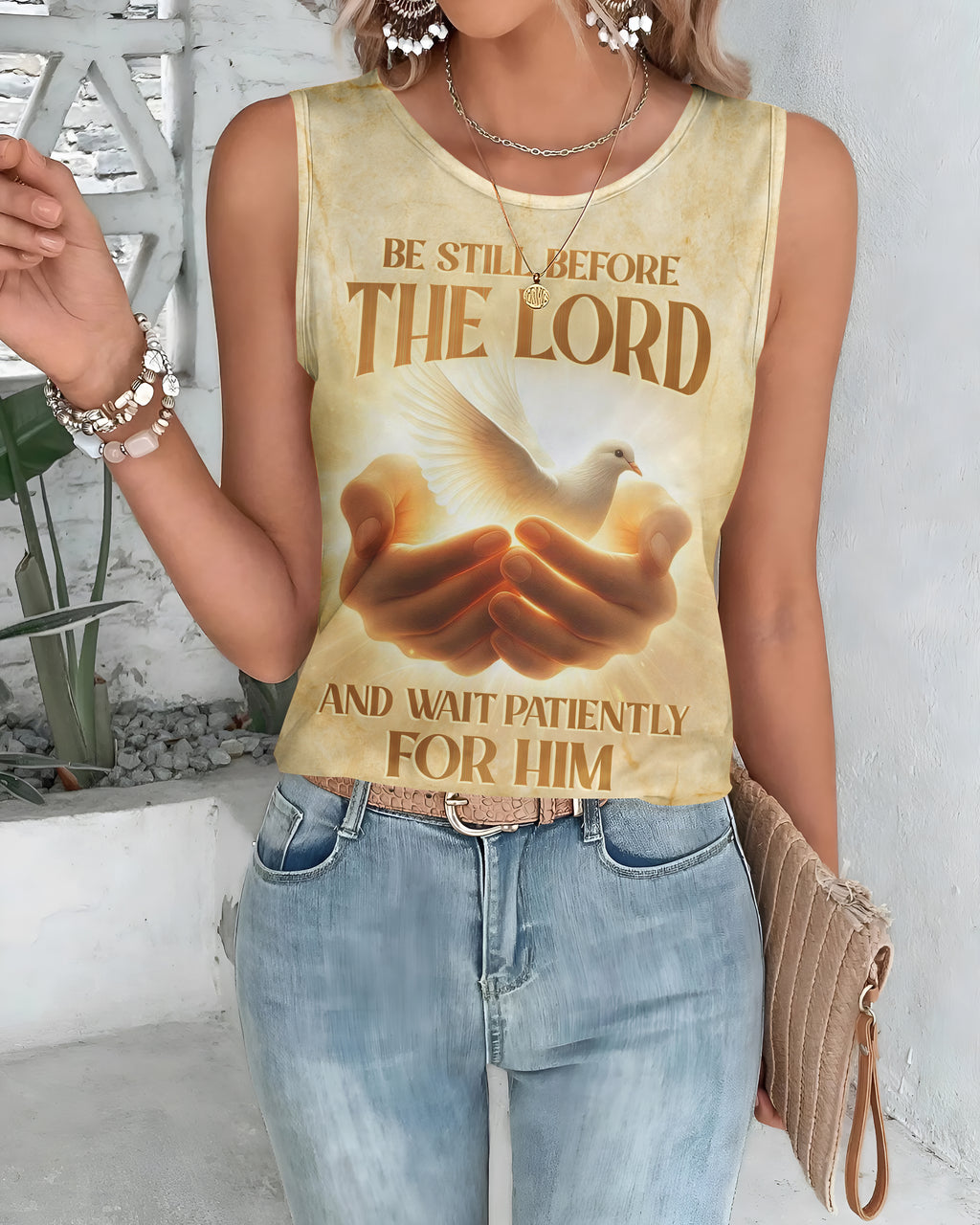 Be Still Before The Lord And Wait Patiently For Him T-Shirt