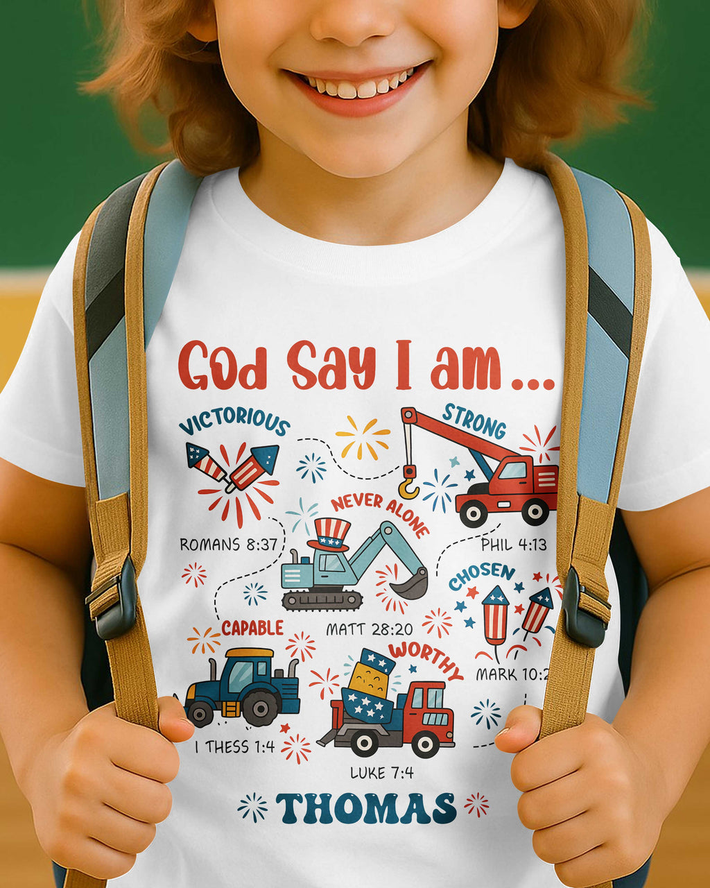 God Say I Am All Over Print T-Shirt Kid