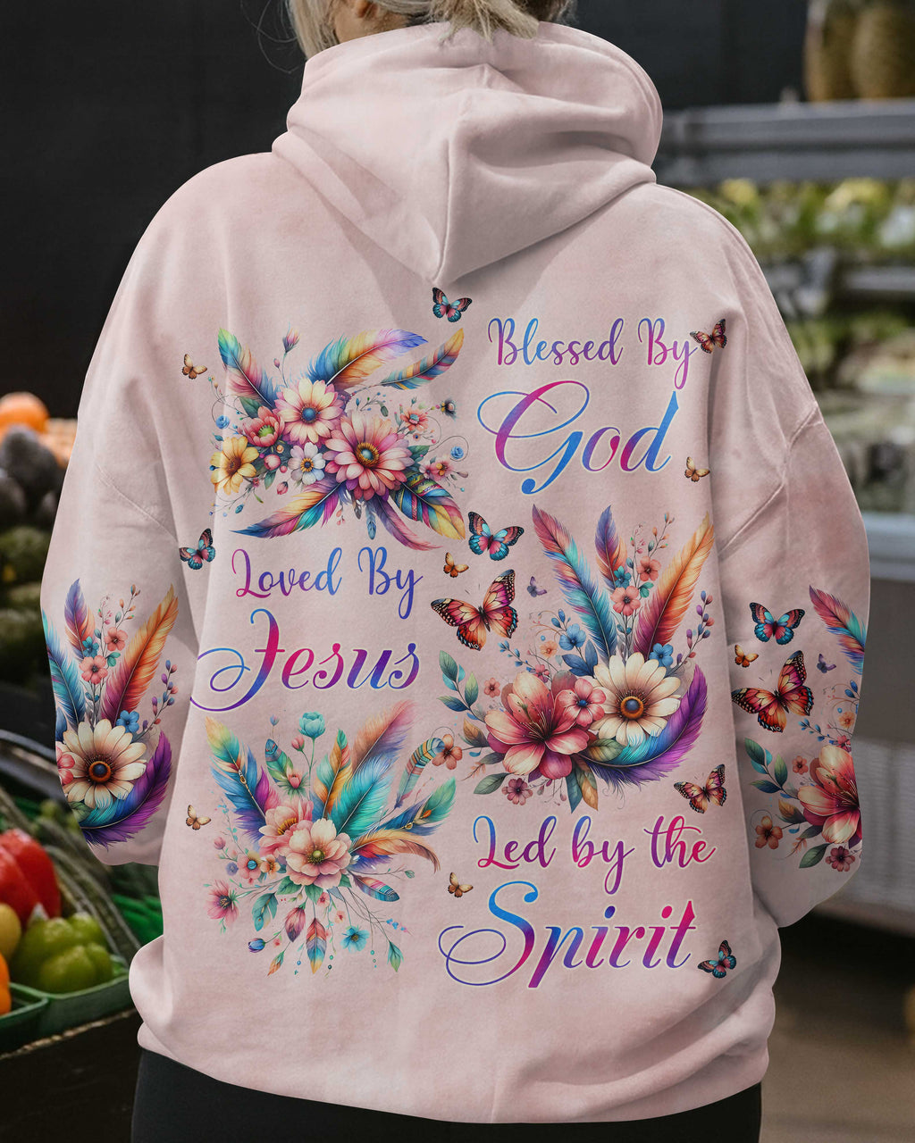 Blessed By God Loved By Jesus Led by the Spirit T-Shirts