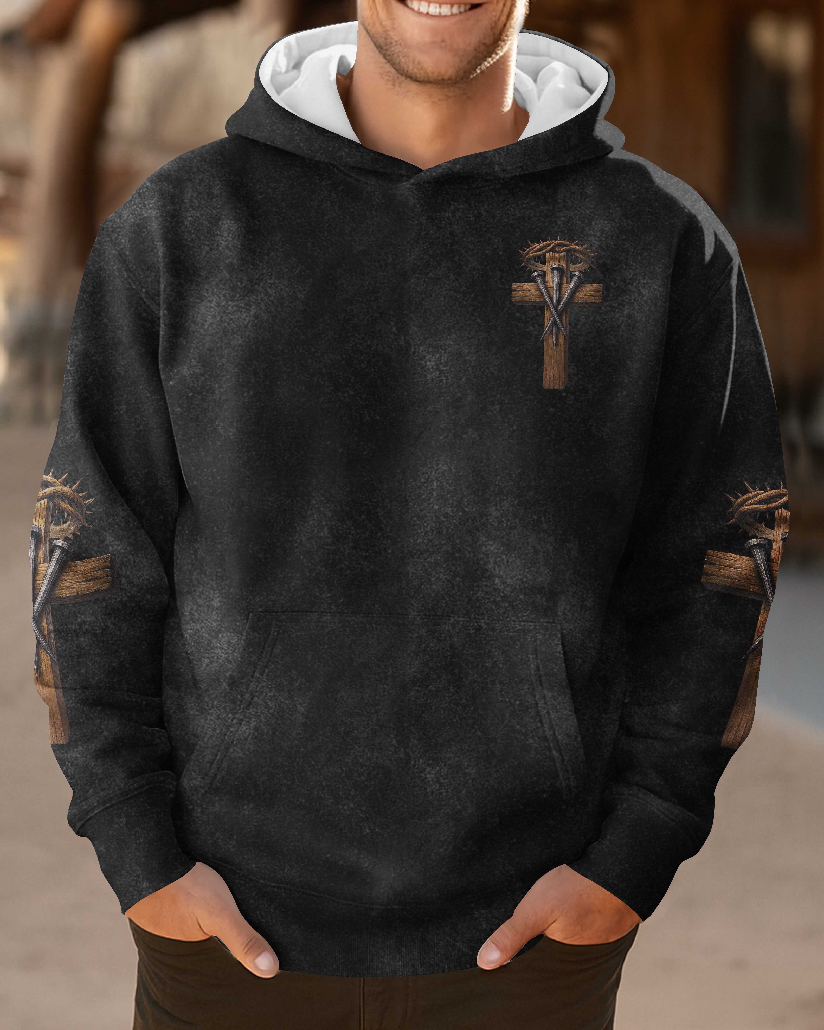 One Cross Three Nails Forgiven T-Shirts