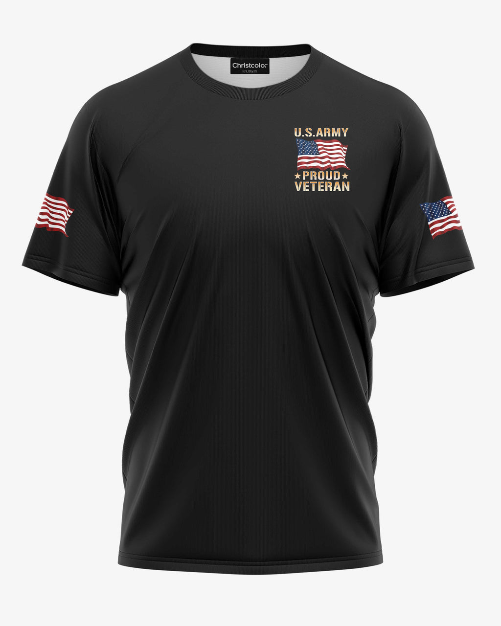 Army Built My Body Christ Built My Soul All Over Print T-Shirt