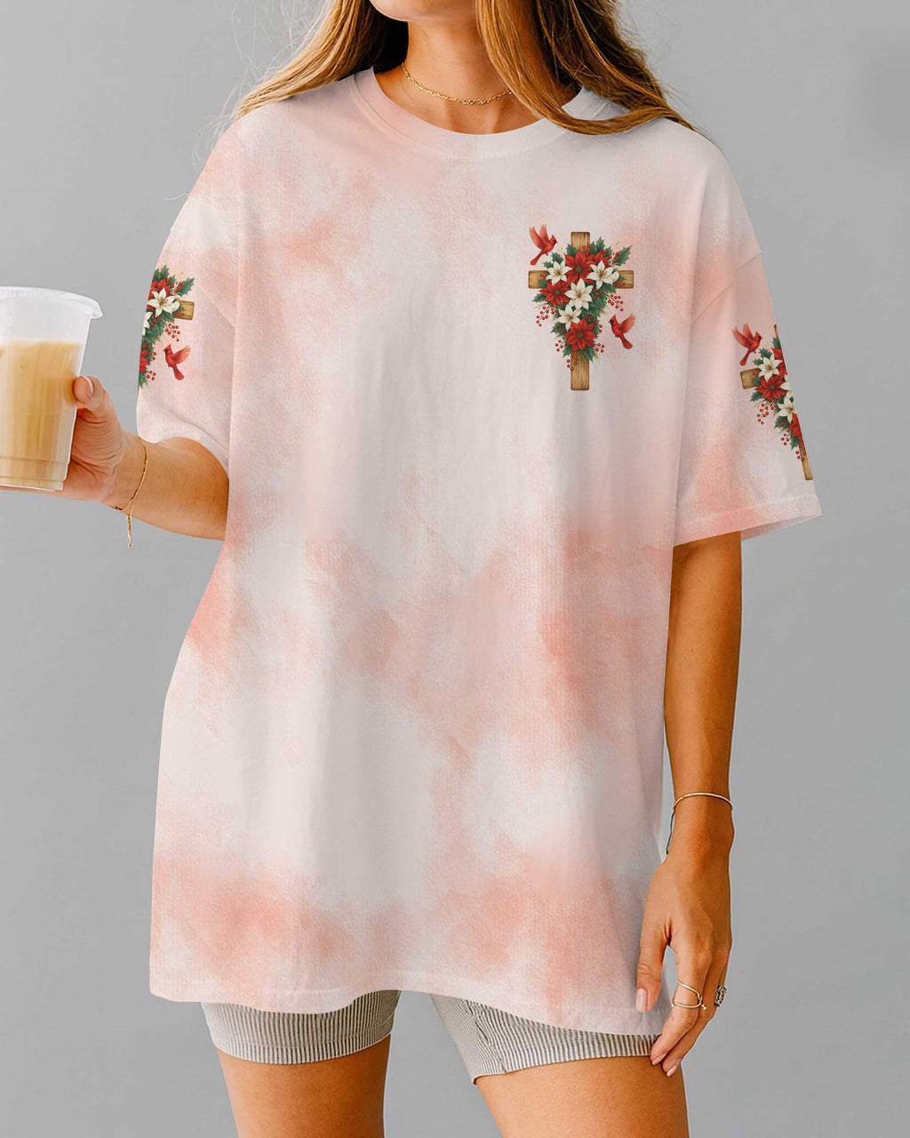 Cardinals Appear When Angels Are Near All Over Print T-Shirt