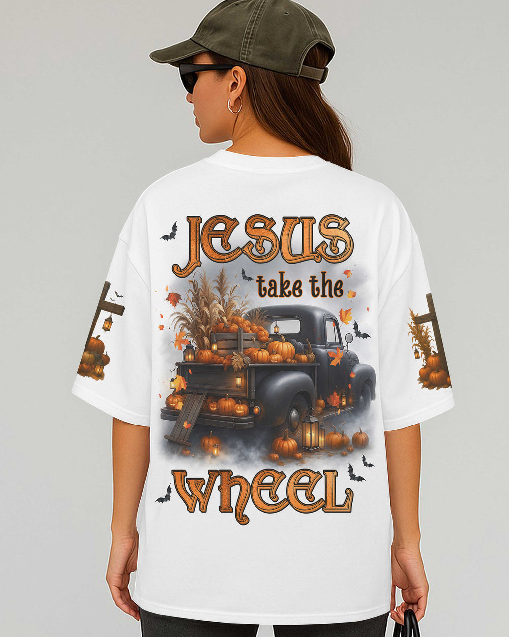 Jesus Take The Wheel All Over Print T-Shirt