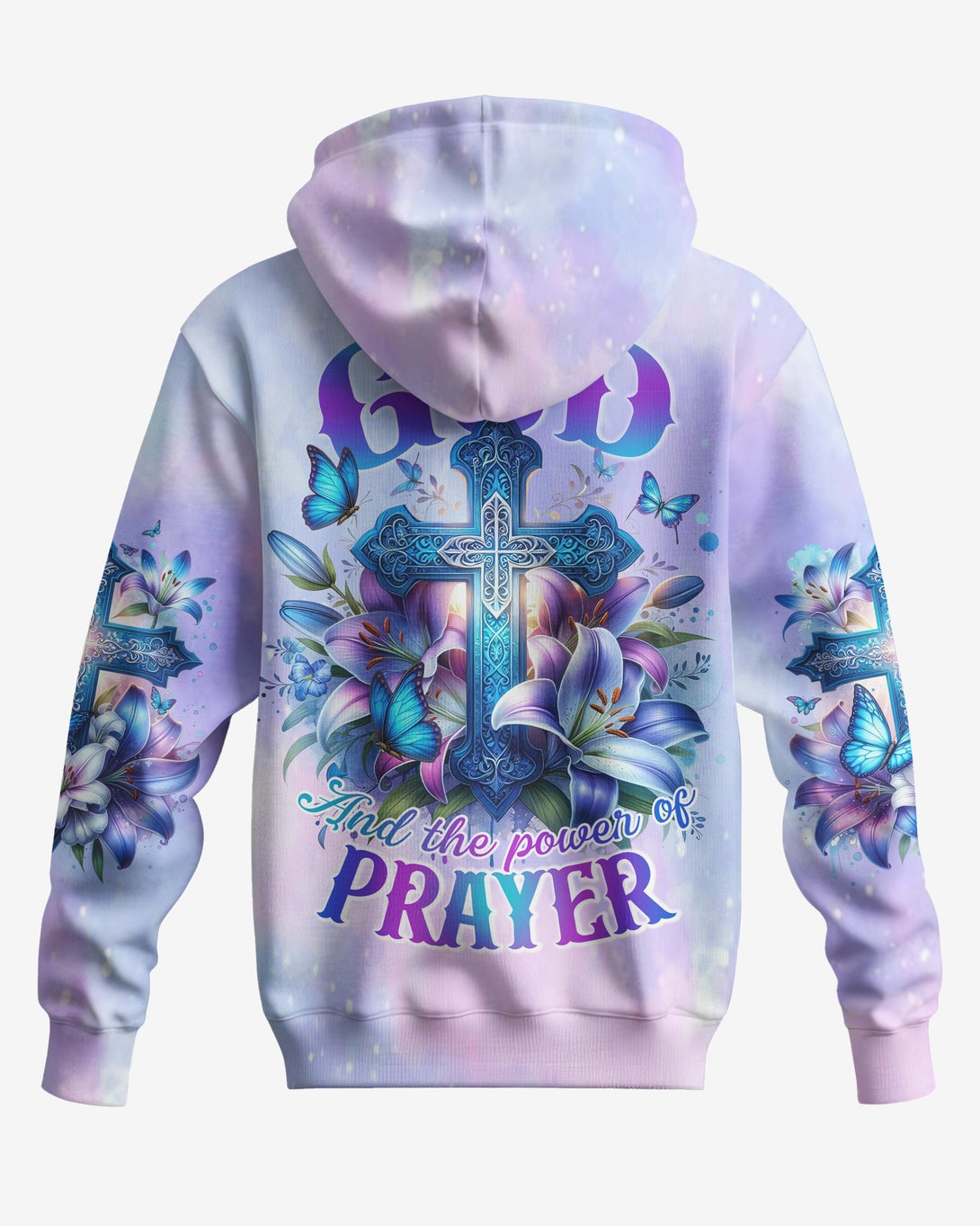 In God And The Power Of Prayer All Over Print Zip Hoodie - Christ Color