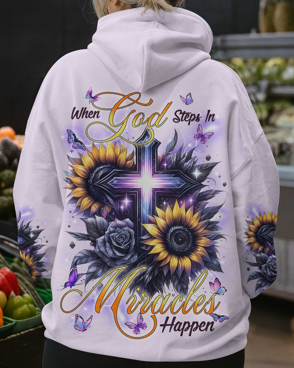 When God Steps In Miracles Happen T-Shirts