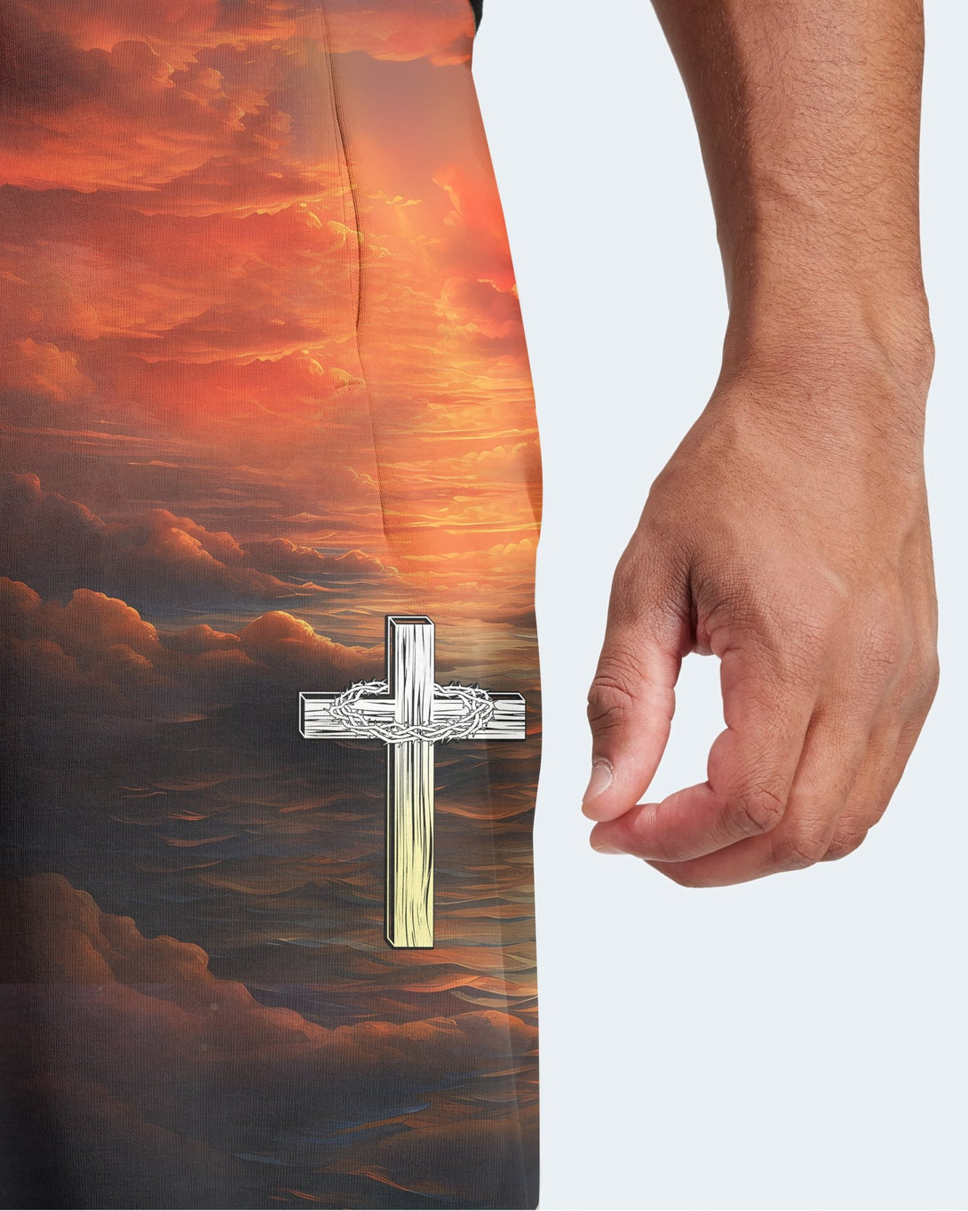 Trust In The Lord All Over Print Jogger Pants - Christ Color