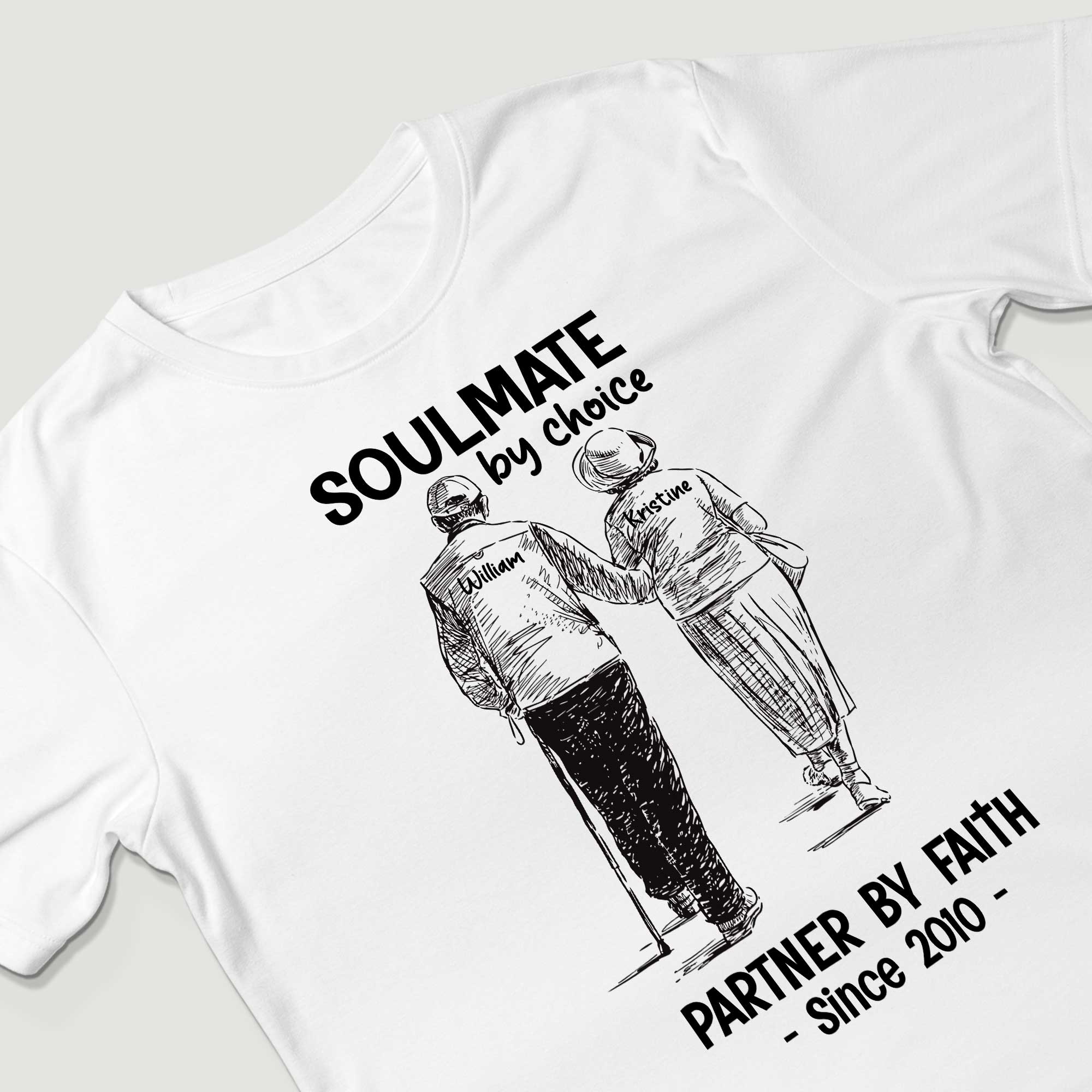 Soulmate By Choice Partner By Faith T-Shirt