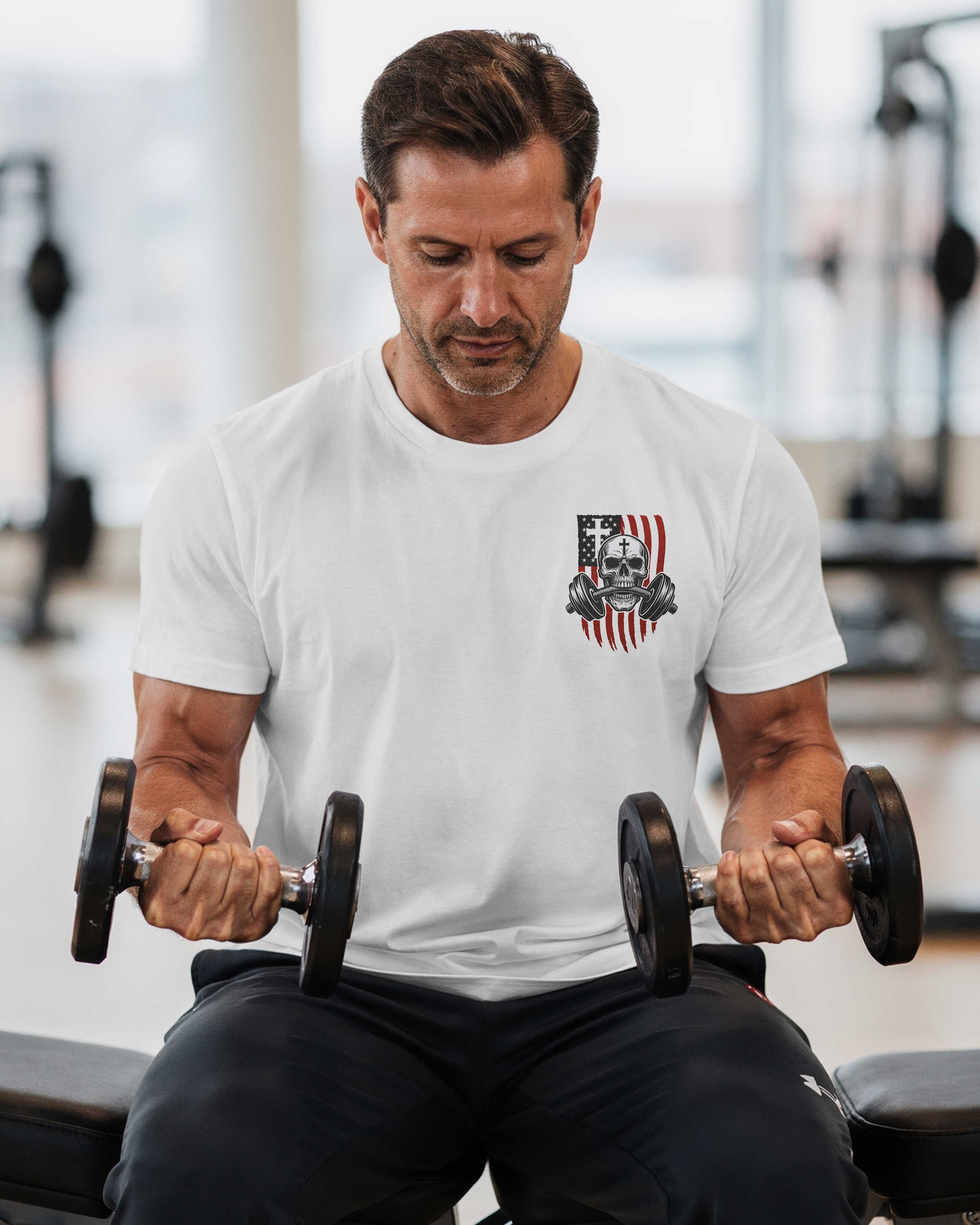 Lifting in my veins Jesus in my heart T-Shirt