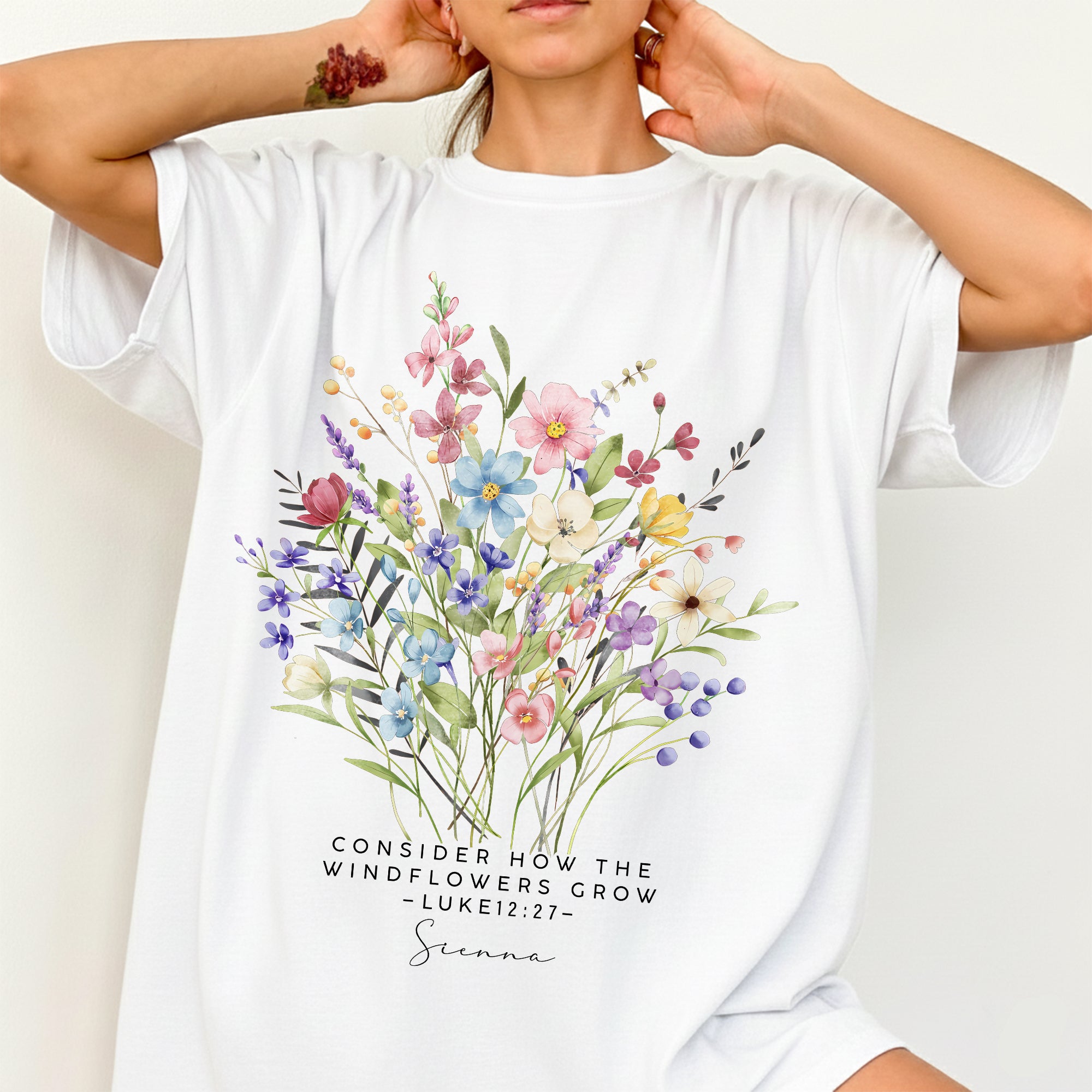 Consider How The Wildflowers Grow Gardening T-Shirt