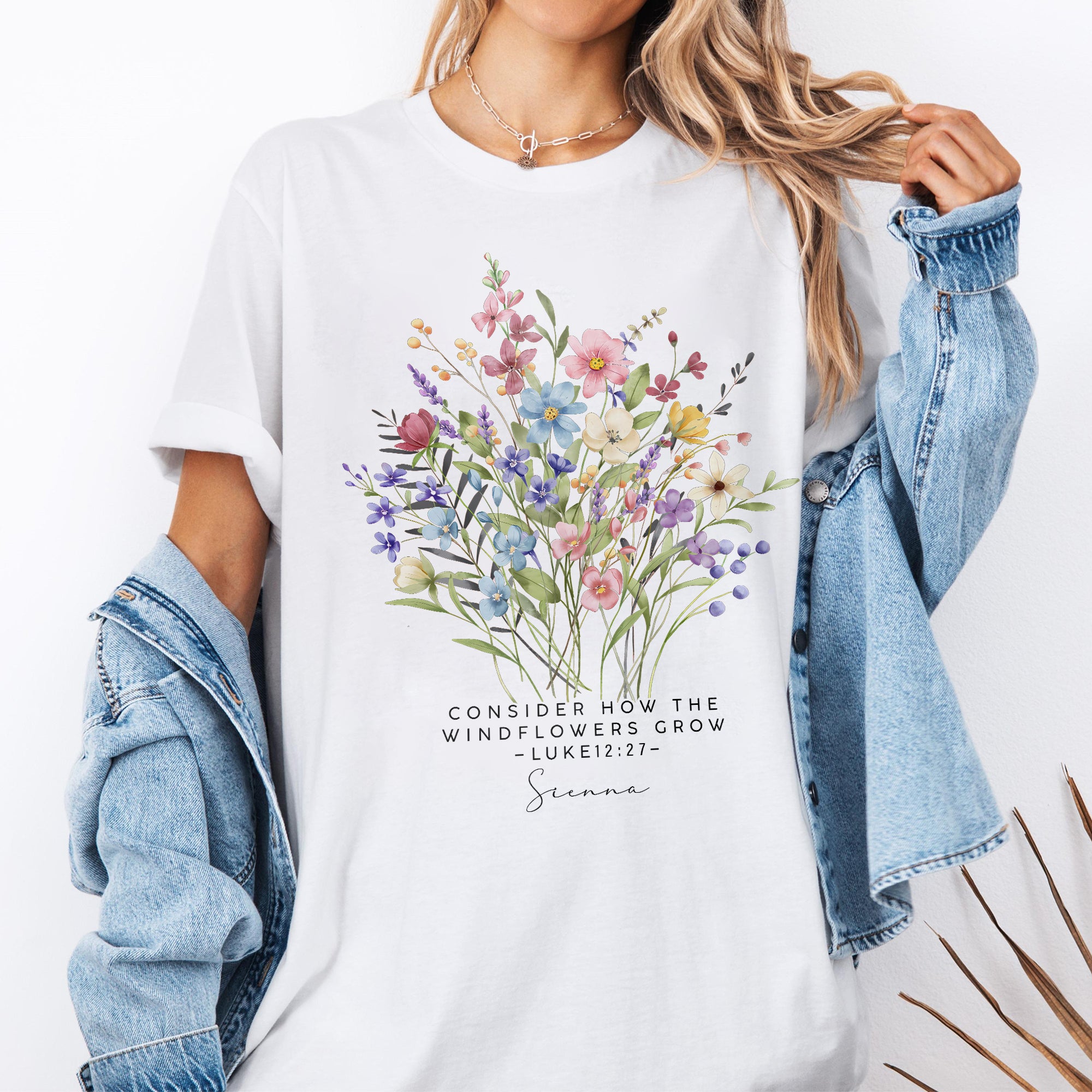 Consider How The Wildflowers Grow Gardening T-Shirt