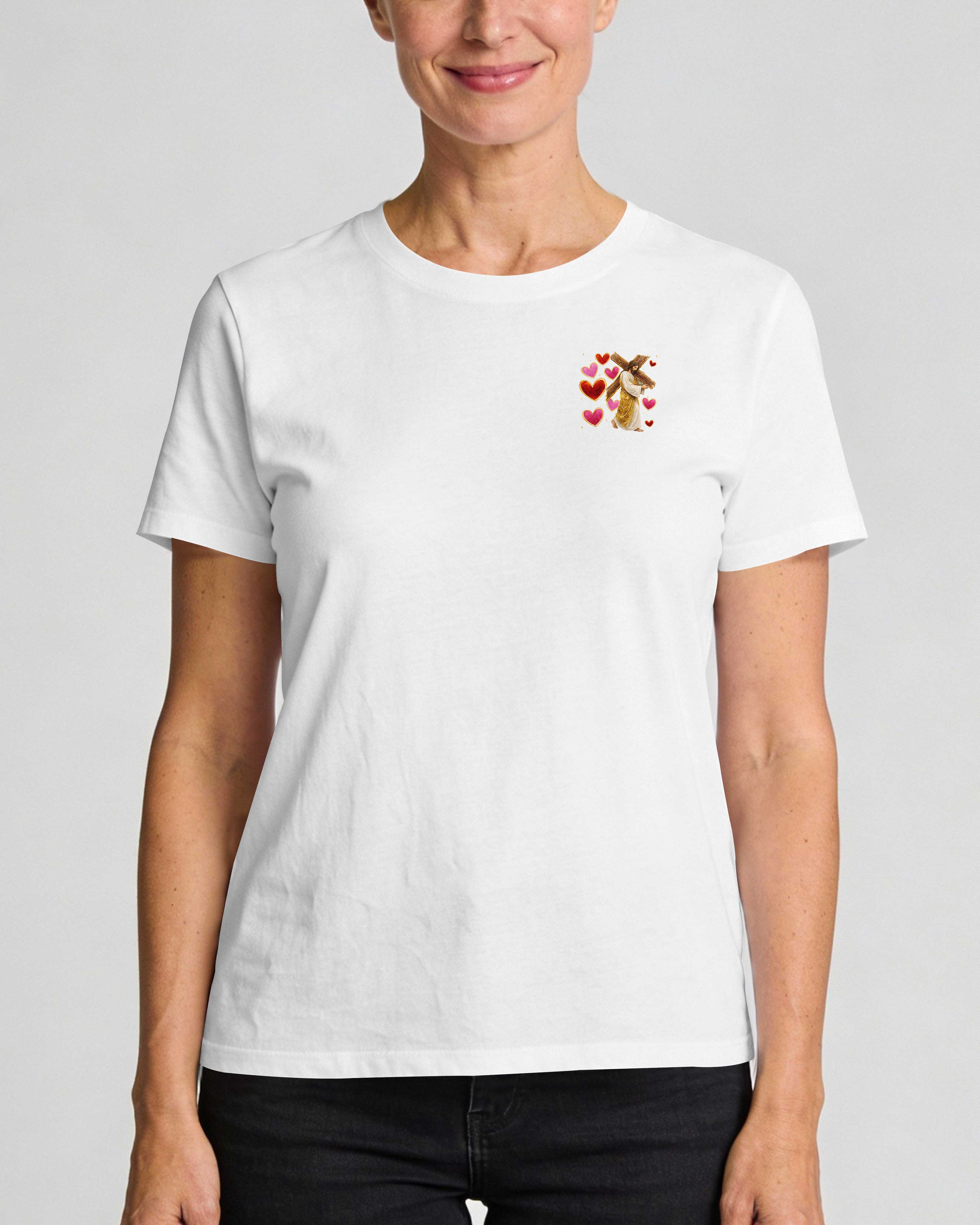 His Love Carried Him All The Way To The Cross T-Shirt
