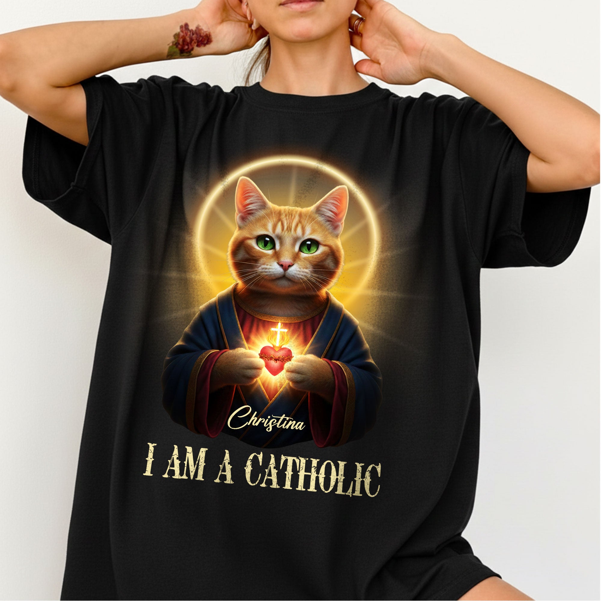 Christina I Am A Catholic T-Shirt