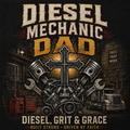 Diesel Mechanic Dad T-Shirt