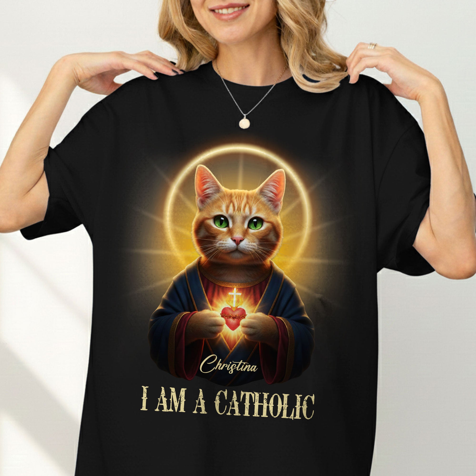 Christina I Am A Catholic T-Shirt