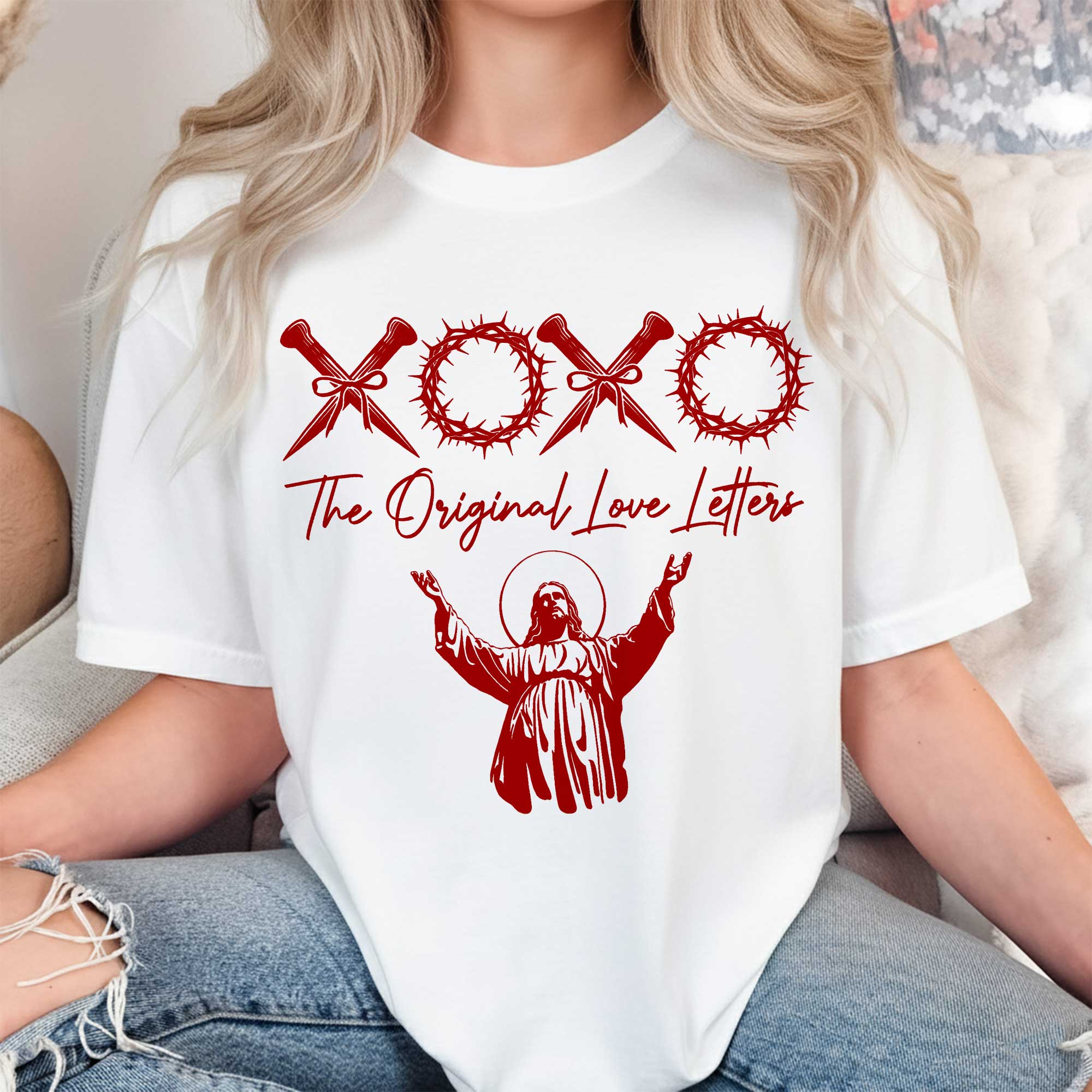 Xoxo The Original Love Letters Couple T-Shirt