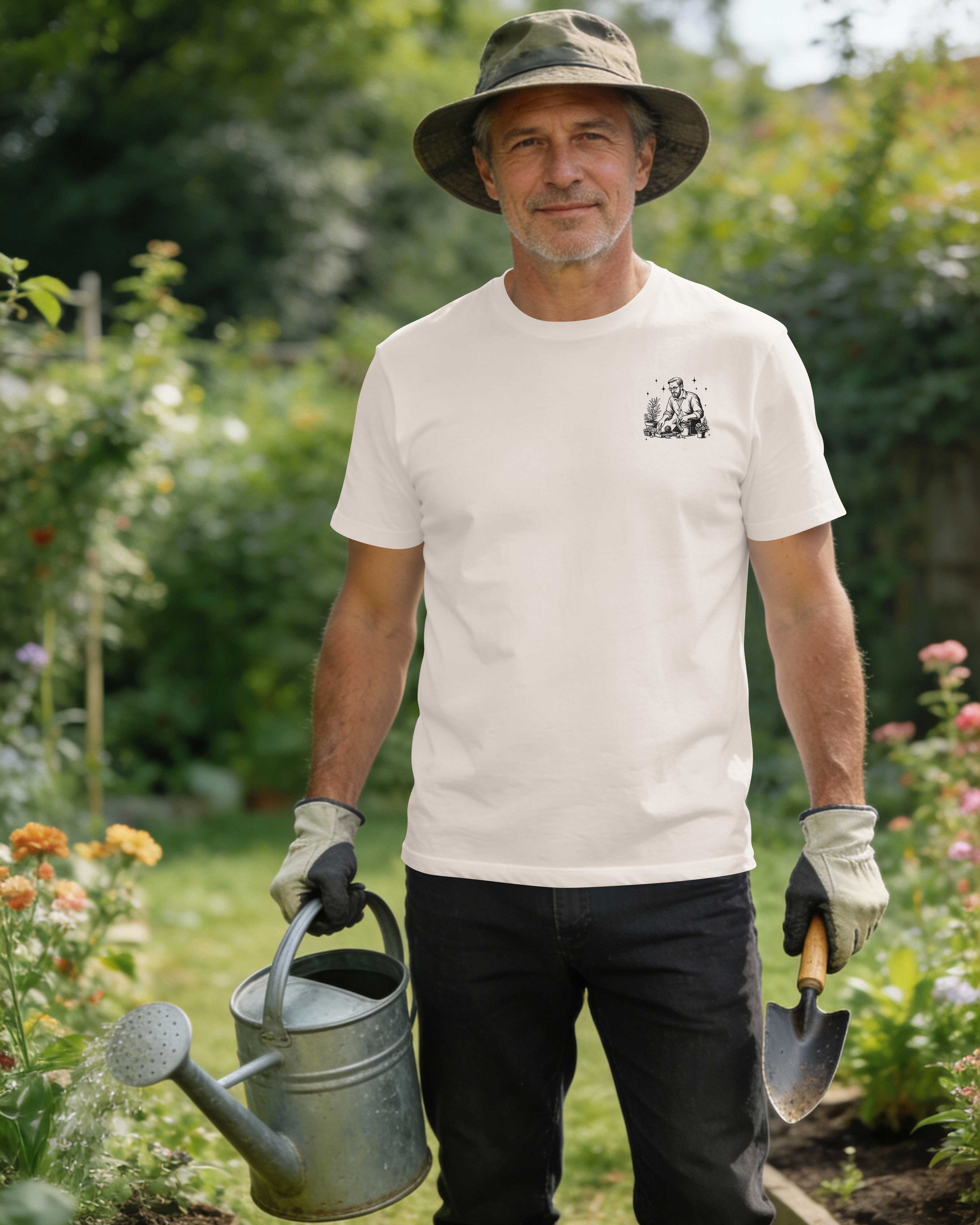 I Tend My Garden But Christ Tends My Soul T-Shirt