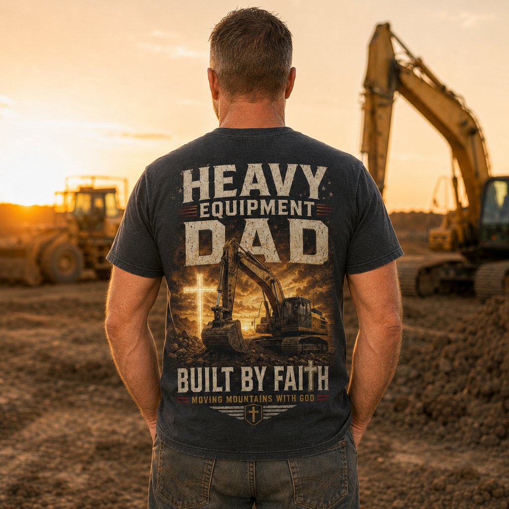 Heavy Equipment Dad  T-Shirt