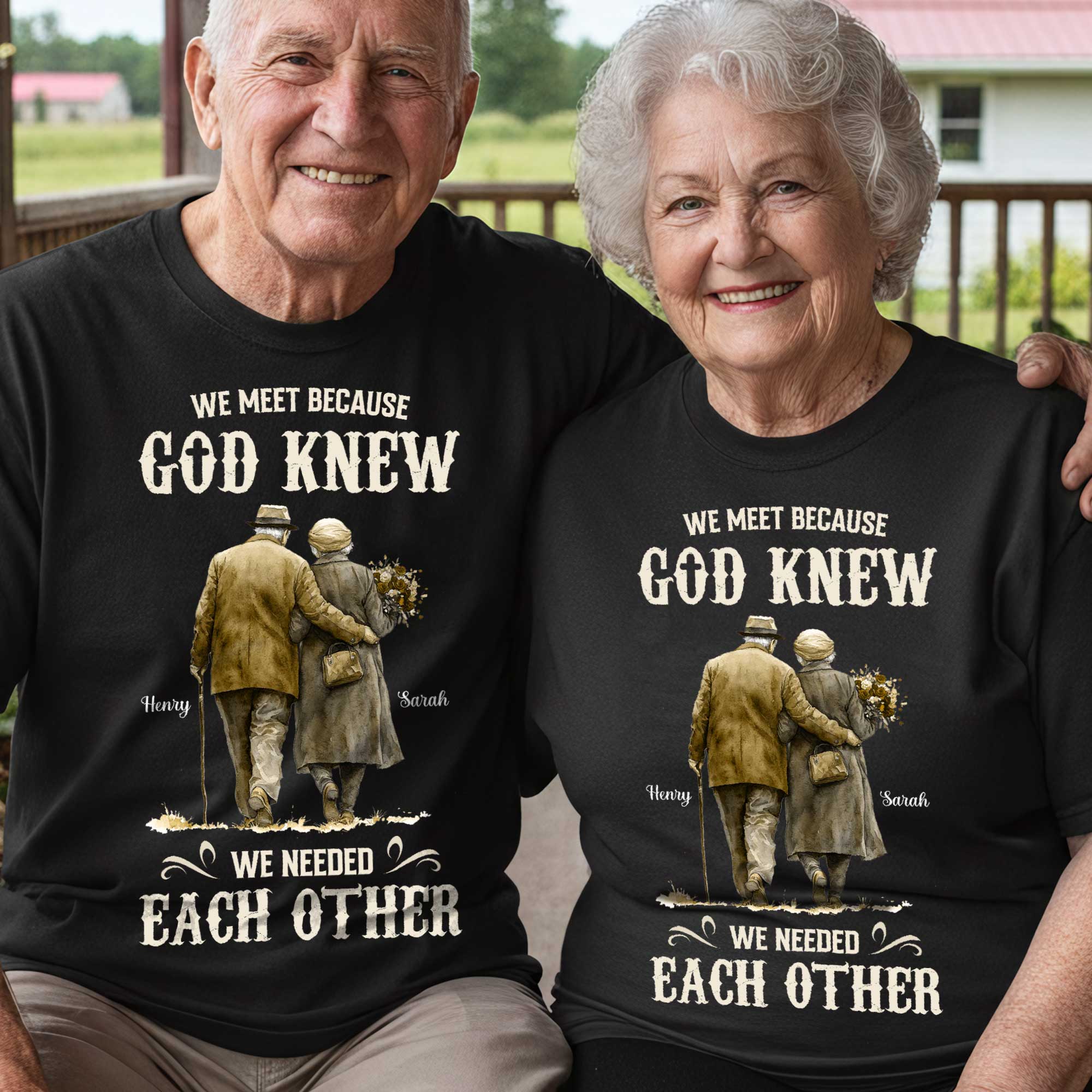 We Meet Because God Knew We Needed Each Other T-Shirt