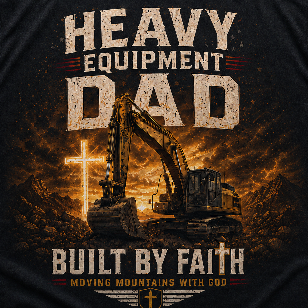 Heavy Equipment Dad  T-Shirt