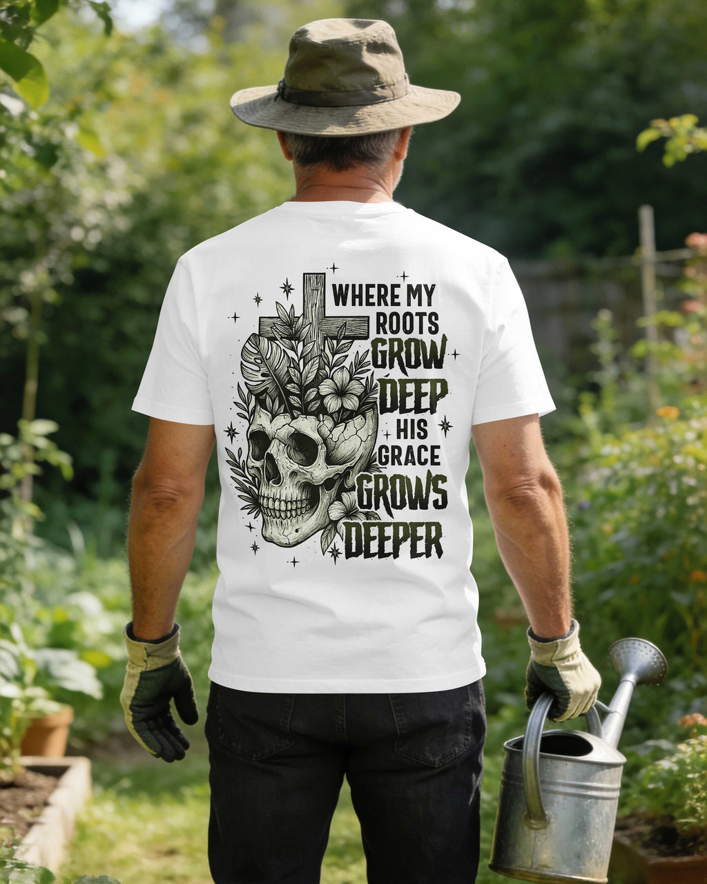 Where My Roots Grow Deep His Grace Grows Deeper T-Shirt