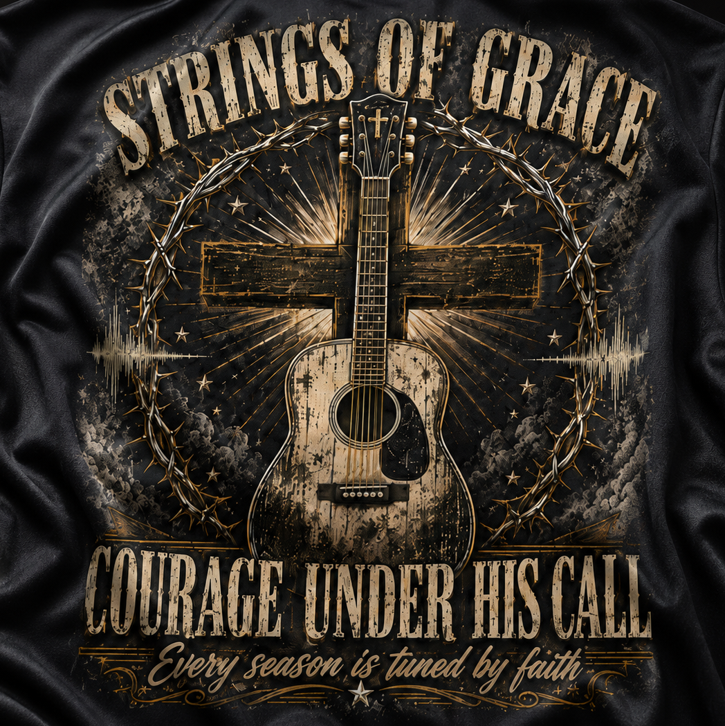 Strings Of Grace Courage Under His Call T-Shirt