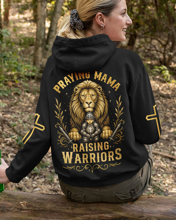 Praying Mama Raising Warriors All Over Print Hoodie