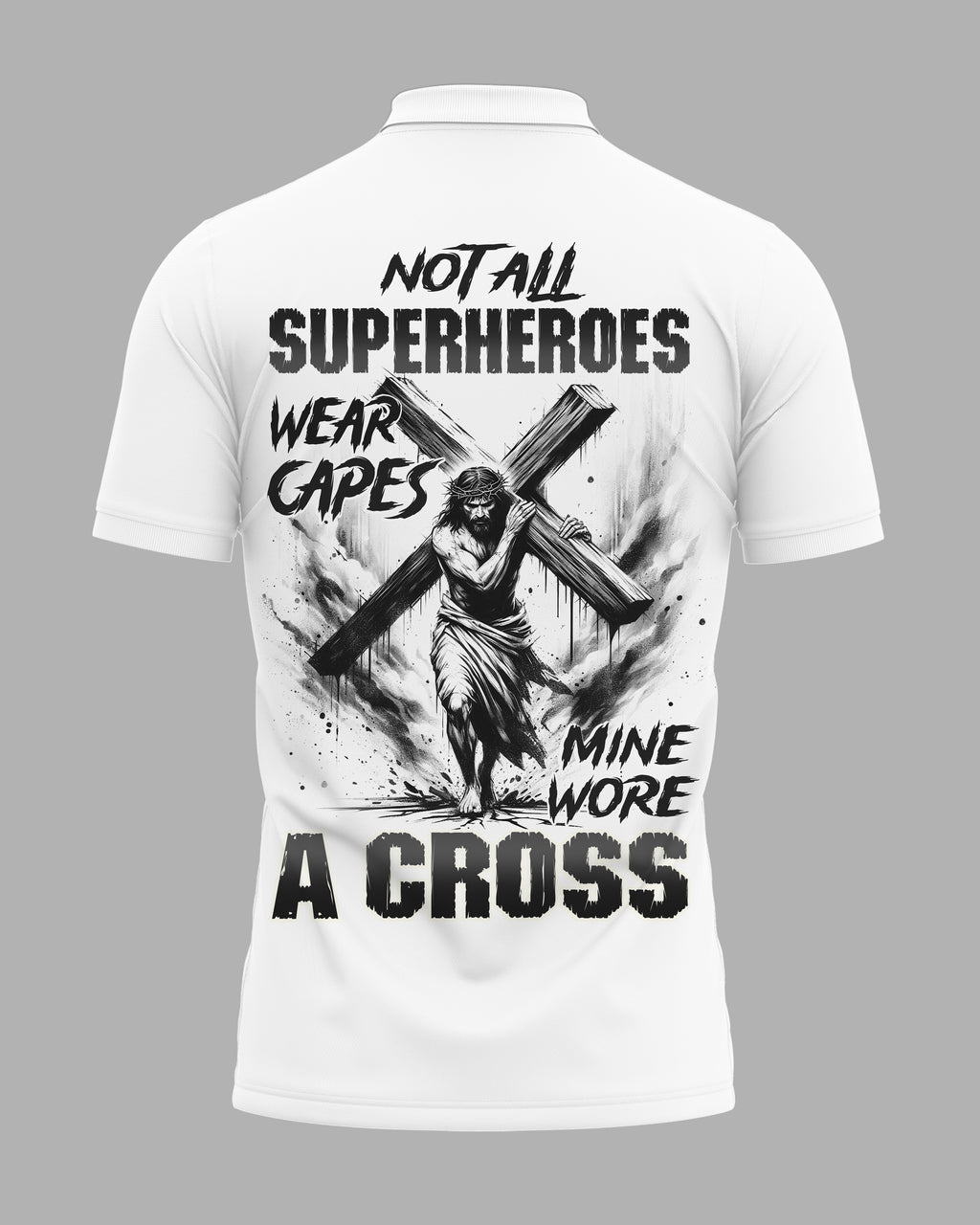 Not All Superheroes Wear Capes All Over Print Polo T-Shirt