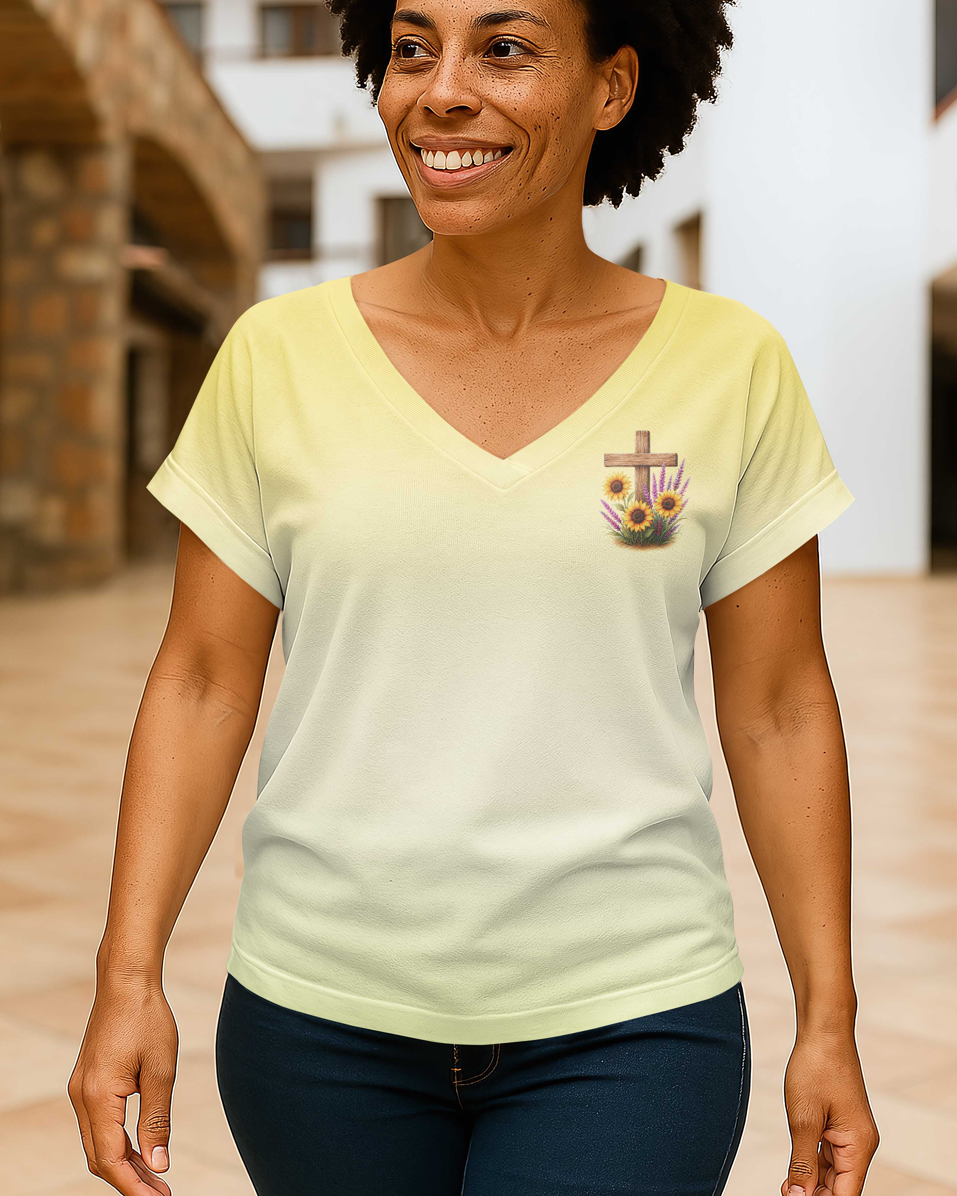 Saved By That Amazing Grace All Over Print T-Shirt