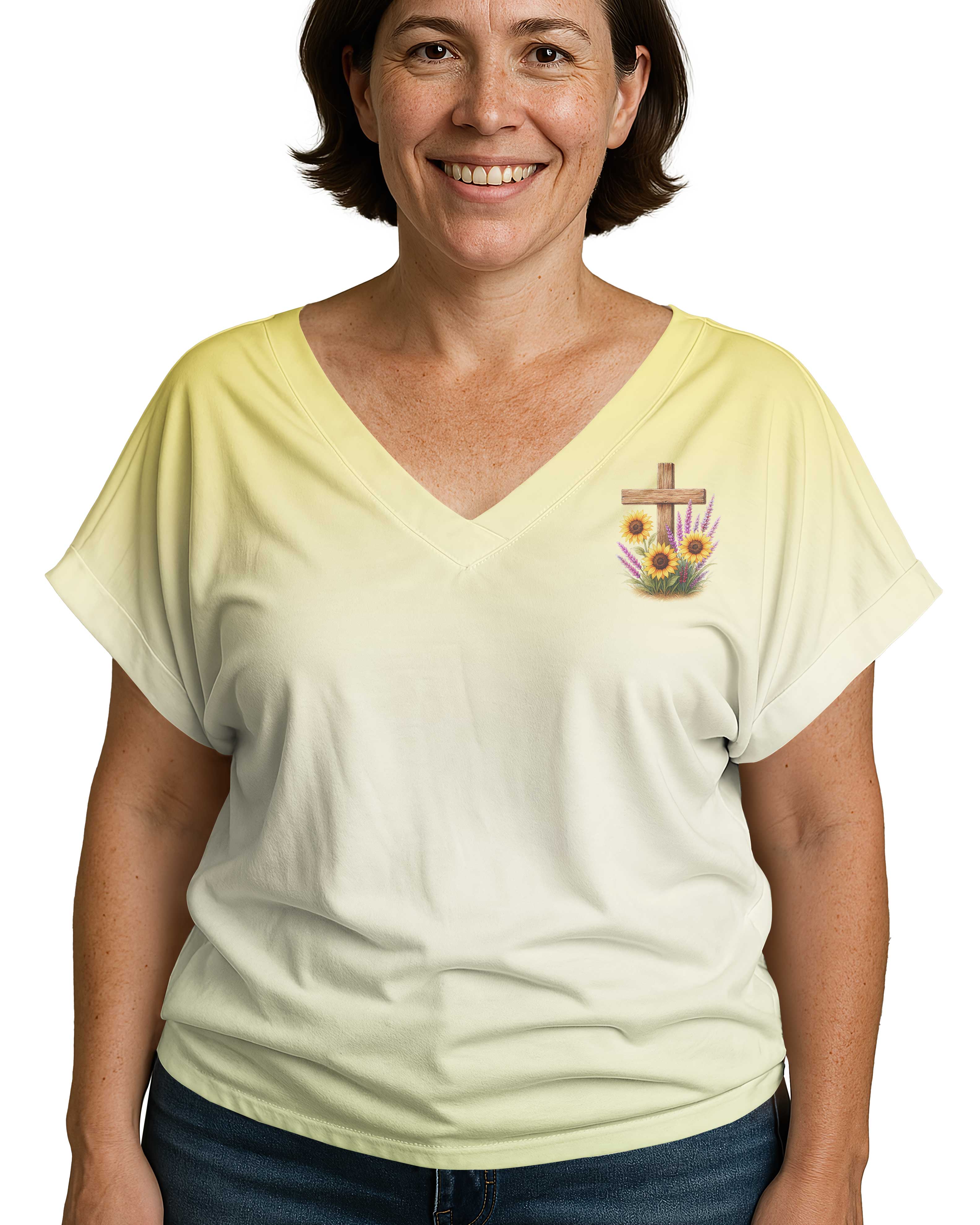 Saved By That Amazing Grace All Over Print T-Shirt