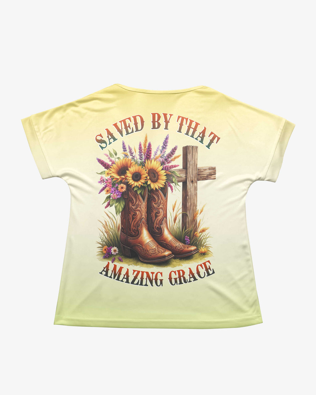 Saved By That Amazing Grace All Over Print T-Shirt