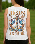 Jesus Is My Anchor V-neck Tank Top