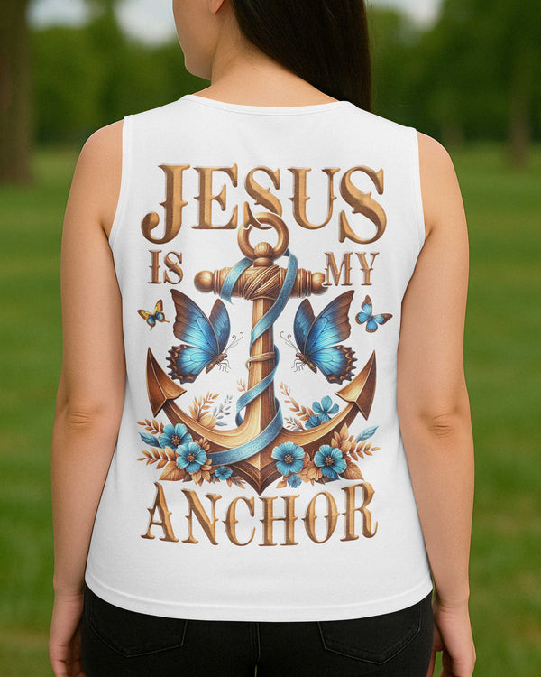 Jesus Is My Anchor V-neck Tank Top