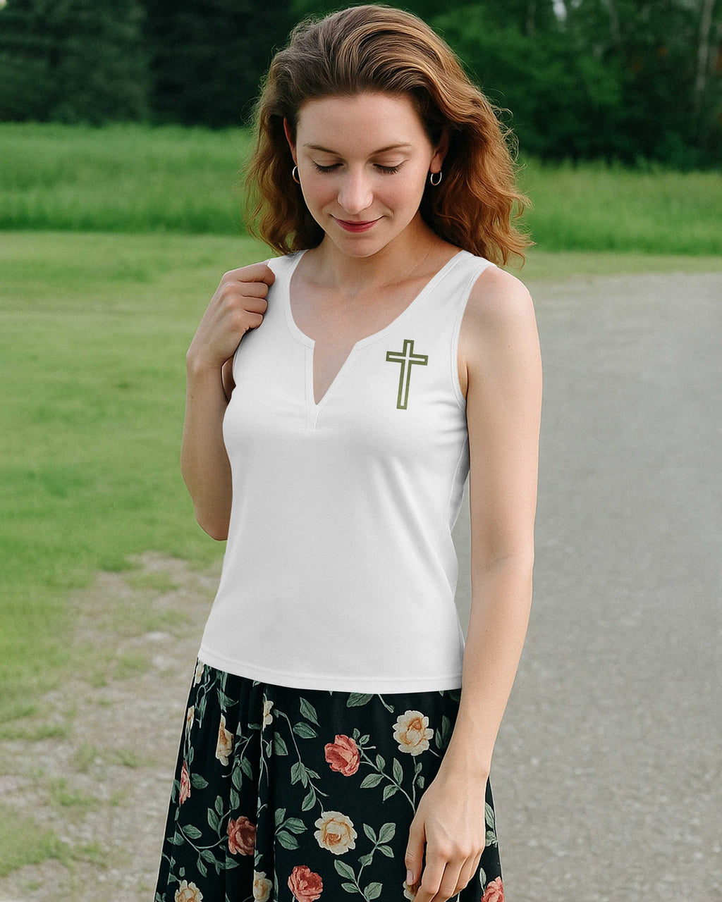 "Normal" Isn't Coming Back V-neck Tank Top