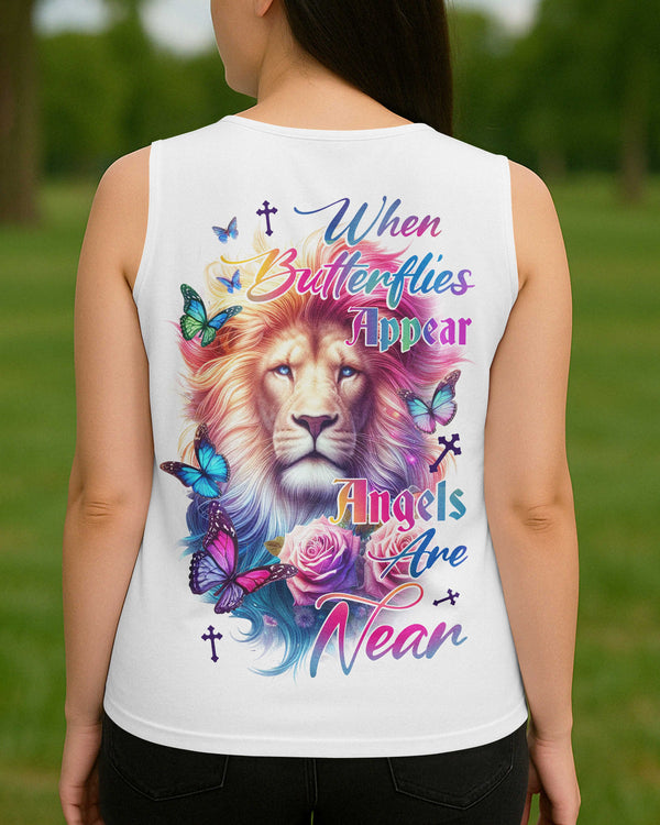 When Butterflies Appear V-neck Tank Top