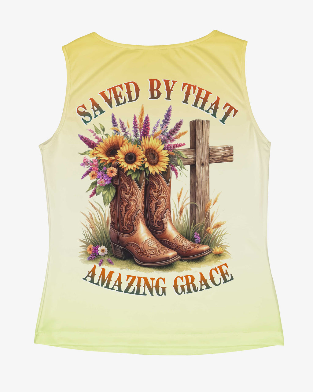 Saved By That Amazing Grace All Over Print T-Shirt